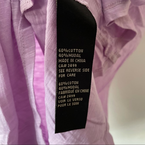 3/20$ DG2 purple short sleeve workout top - Picture 5 of 6